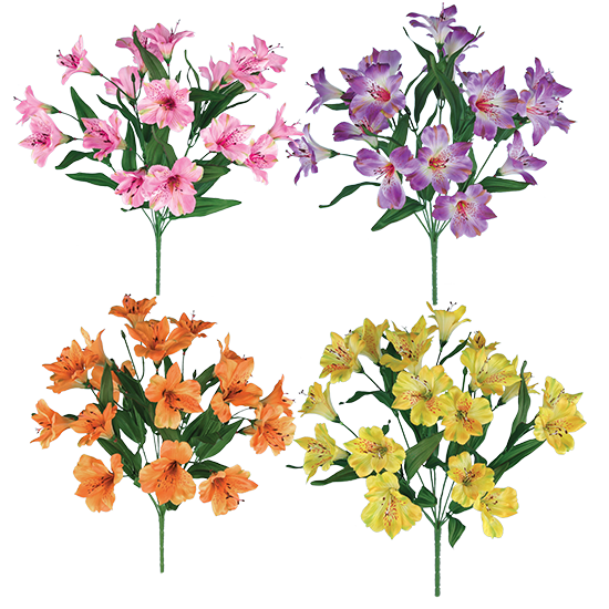 Picture of 4 Asst 16" Alstroemeria Bush x 9