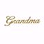 Picture of 1.5" Glitter Gold Script-Grandma