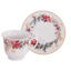 Picture of Poinsettia Teacup/Saucer