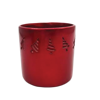 Picture of Red Metallic Christmas Tree Pot 4.25"