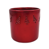 Picture of Red Metallic Christmas Tree Pot 5.75"