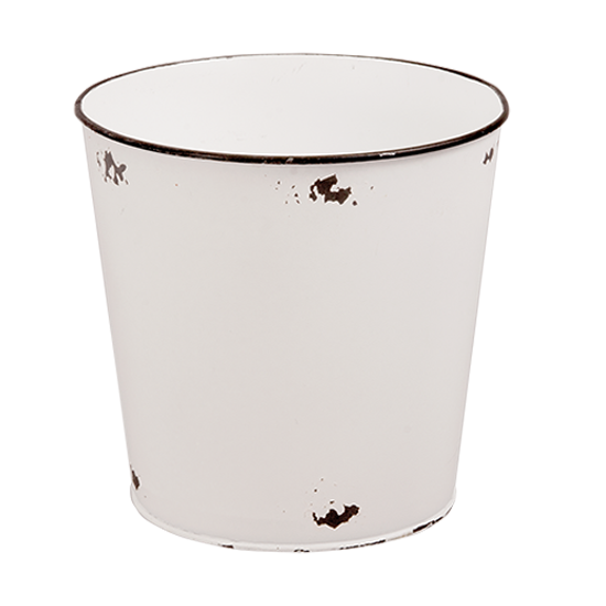 Picture of White Enamel Pot Cover 4"
