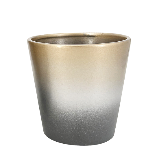 Picture of Metallic Ombre Round Planter 4.5" 