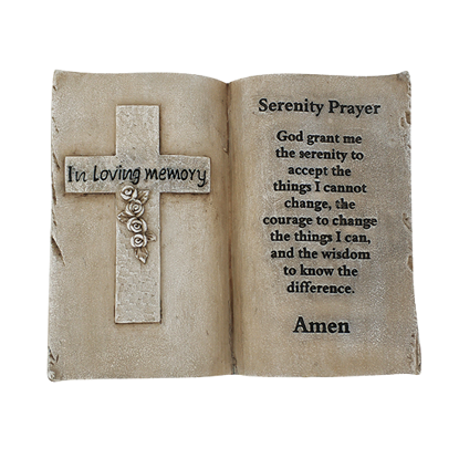 Picture of Serenity Prayer Bible Plaque (Polyresin)