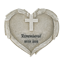Picture of Remembered W/Love Heart ~ Polyresin