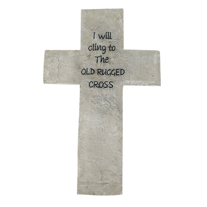 Picture of Rugged Cross Plaque ~ Polyresin