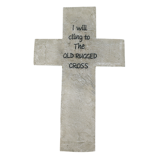 Picture of Rugged Cross Plaque (Polyresin)