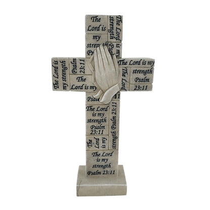 Picture of Psalm 23:11 Memorial Stone ~ Polyresin