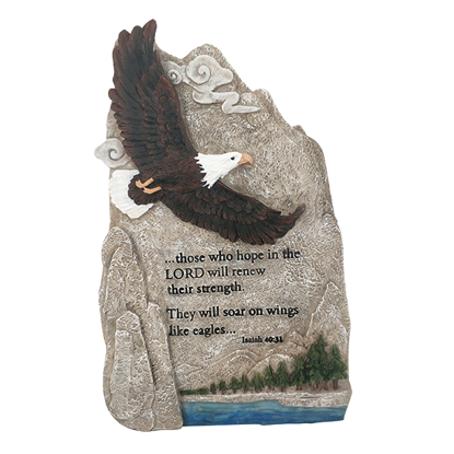 Picture of Eagle Tribute Stone ~ Polyresin