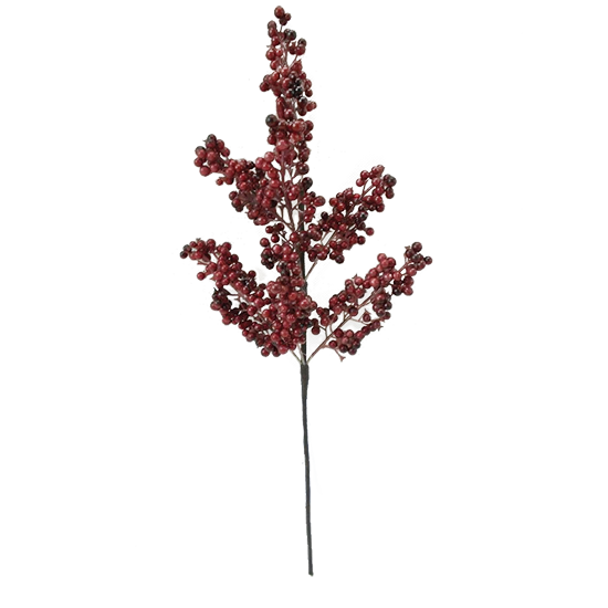 Picture of 12" Burgundy and Red Berry Spray x 4