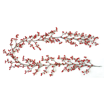 Picture of Red Ilex Berry Garland (6')