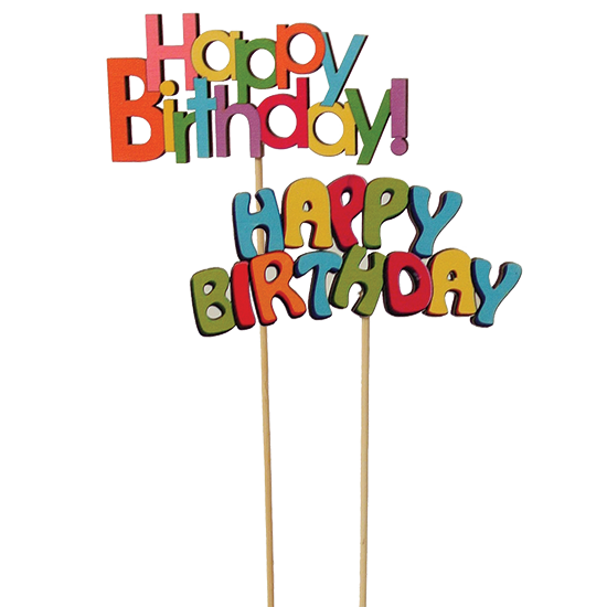 Picture of Happy Birthday Pick