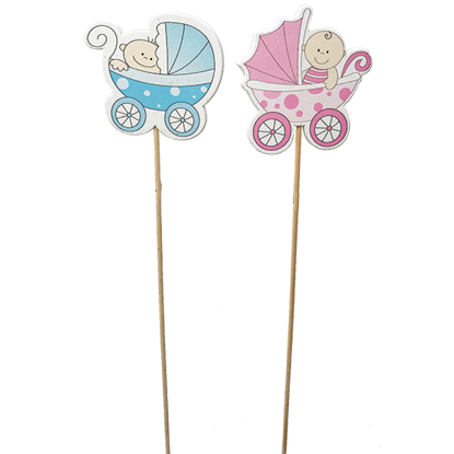 Picture of Baby Carriage Pick (3")