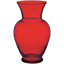 Picture of 11" Ruby Red Garden Vase