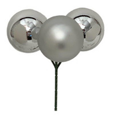 Picture of Silver Ornament Ball Pick (50mm)
