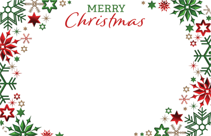 Picture of Merry Christmas  Enclosure Card (PACK 50)