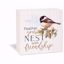 Picture of Feather Your Nest Memorial Wood Block(Dowel Rod)