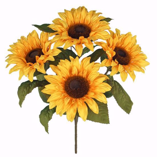 Picture of Sunflower Bush (5 stems, 19")