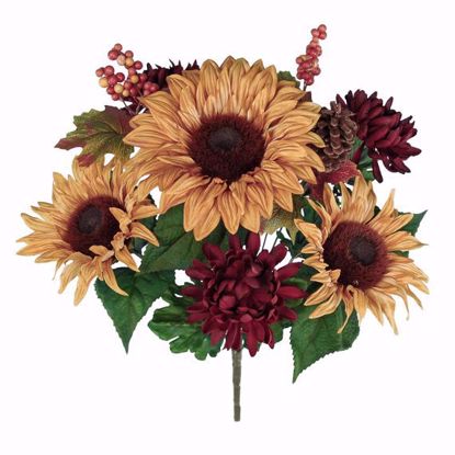 Picture of 19.5" Sunflower Mixed Bush x 7