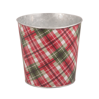 Picture of Tartan Wrapped Pot Cover 6"