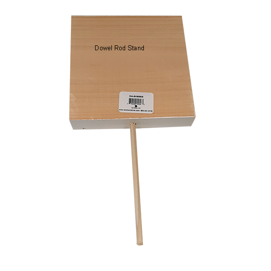 DirectFloral. Minds & Hearts Memorial Wood Block (Dowel Rod)