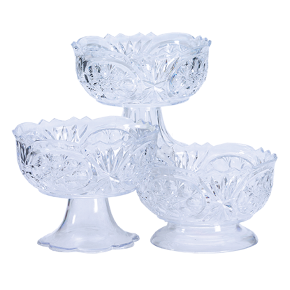 Picture of 6" Pedestal Vase Assortment - Clear