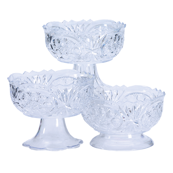 Picture of 6" Pedestal Vase Assortment - Clear