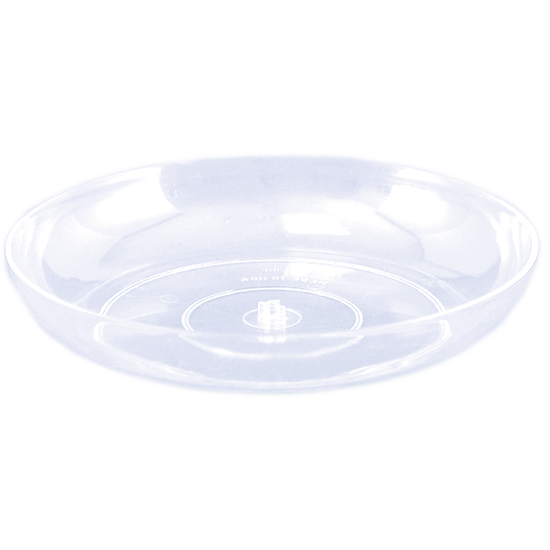 Picture of Diamond Line 9" Design Saucer - Clear