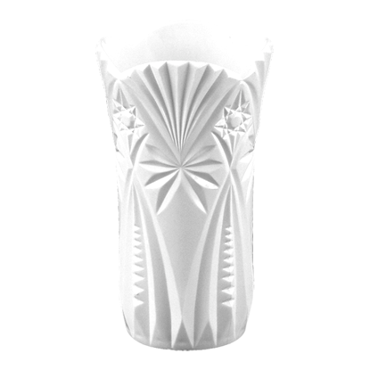 Picture of Diamond Line 10" Her Majesty Vase - White