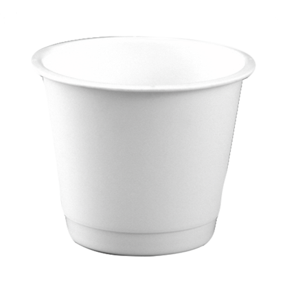 Picture of 7" Floral Bucket - White