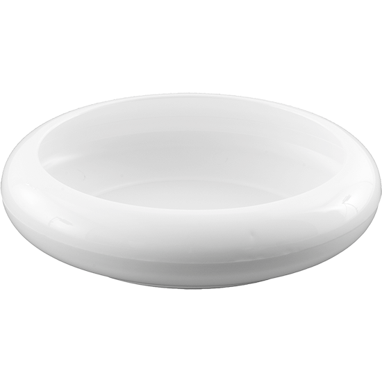 Picture of Diamond Line Ming Dish 6"-White