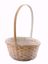 Picture of 6" Round Bamboo Basket with Handle-Whitewash (Hard Liner Incl.)