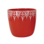 Picture of Red Lace Pot 4.25"