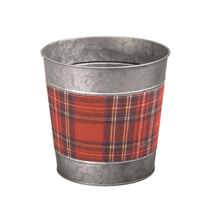 Picture of Tartan Band Pot Cover 5"