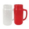 Picture of Red and White Grande Love Mugs 3"