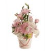 Picture of Pink and Ivory Heart Swoop Planter 4.5"