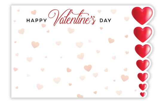 Picture of Happy Valentine's Day! Enclosure Card