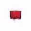 Picture of 4" Ruby Red Square Vase