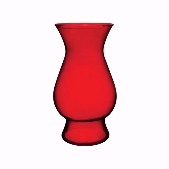 Picture of Syndicate Sales 8.75" Glass Bella Vase - Ruby