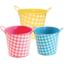 Picture of Bright Tone Gingham Pot Cover Assortment 6"