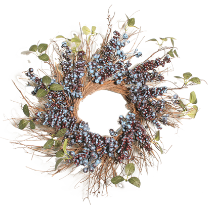 Picture of 20" Blueberry Wreath