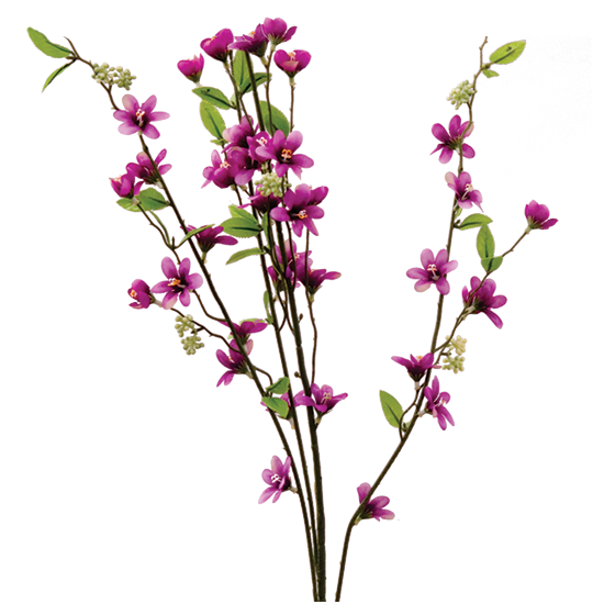 Picture of Purple Blossom Spray (4 Stems, 44")