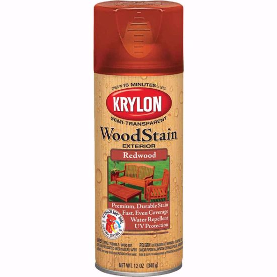 Picture of Krylon Semi-Transparent WoodStain-Redwood
