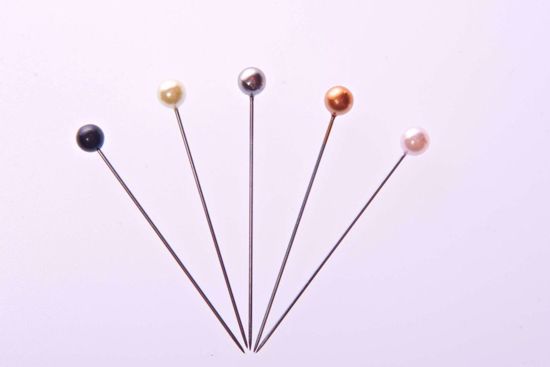 Picture of 1.5"  Boutonniere Pins - Assorted Neutrals
