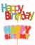 Picture of Happy Birthday Pick