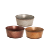 Picture of 3 Asst Metallic Tones Dish Garden 9"