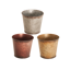 Picture of 3 Asst Metallic Tones Pot Cover 4"