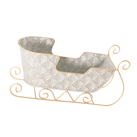Picture of Patterned Sleigh W/Gold Trim