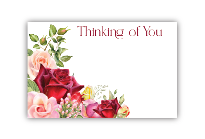 Picture of Thinking of You Enclosure Card (PACK 50)