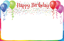 Picture of Happy Birthday Enclosure Card (PACK 50)